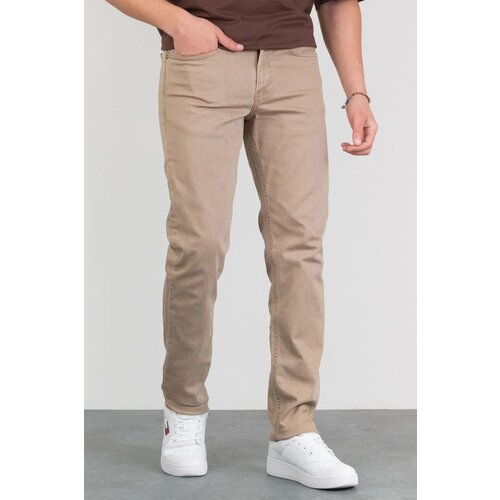 Dewberry 23648 Regular Fit Stretchy Hlt Denim Mens Jeans-BEIGE Cijene
