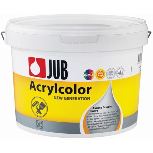 Jub Fasadna barva JUB Acrylcolor (&amp;scaron;t. 1001 bela, 5 l) Slike