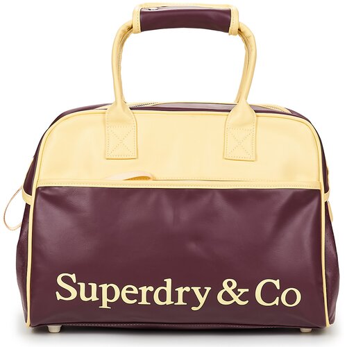 Superdry &amp;Scaron;portne torbe Heritage Retro Gym Bag Bordo Slike