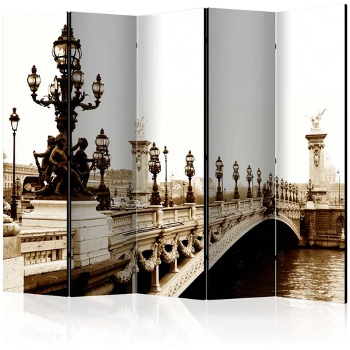  Paravan u 5 dijelova - Alexander III Bridge Paris II [Room Dividers] 225x172