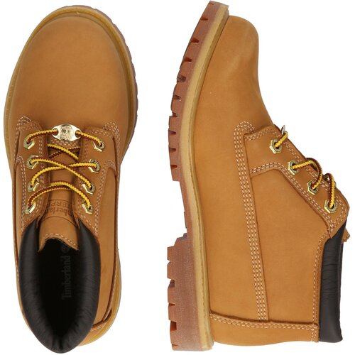 Timberland Gležnarji z vezalkami svetlo rjava / črna Slike