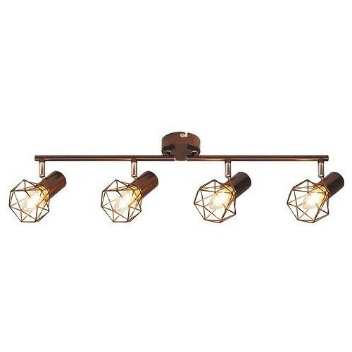 Rabalux odin spot lampa E14 4X max 40W metal braon RAB-6885-MIX Slike