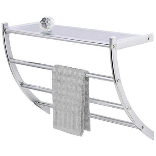 Wenko 15578100 - Stalak za pe&amp;scaron;kire PESCARA 56x46 cm sjajni hrom Slike