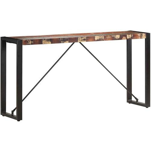  Konzolni stol 150 x 35 x 76 cm od masivnog obnovljenog drva - &amp;Scaron;areni 1 150 cm Slike