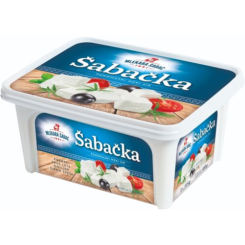 Mlekara Šabac Beli sir Šabačka 45%mm 450g Cene