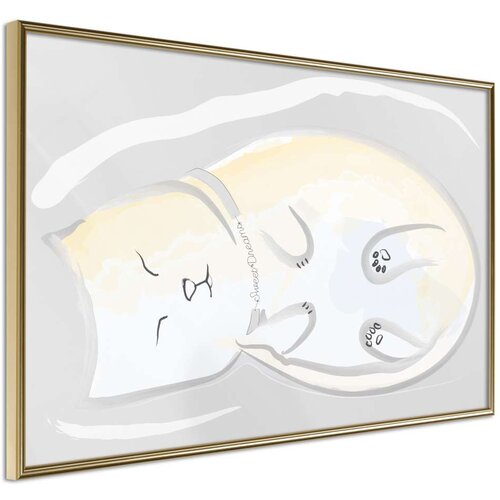  Poster - Happy Kitty 60x40 Slike