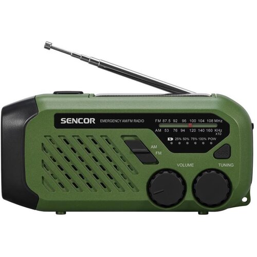 Sencor Kamperski radio sa LED svetiljkom 5V/2000 mAh IPX4 zelena Cene