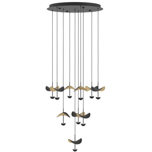 Eglo 390339 - led prigu&amp;scaron;iva luster na sajli dracera 10xLED/2,3W/230V, prečnik 58 cm Slike