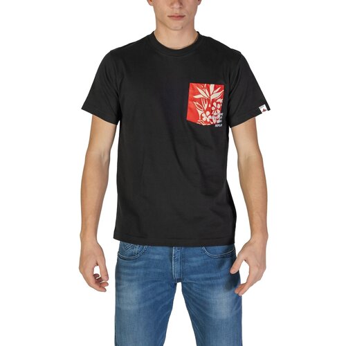 Replay Polo majice dolgi rokavi M3065.000.2660 Črna Cene