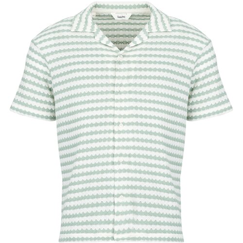 Selected SLHDYLAN SS OVERSHIRT Bež Cijene