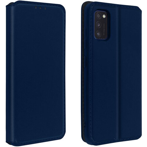 AVIZAR Ovitek Folio za Samsung A41, držalo za kartice in videoposnetke, magnetni zavihek - polnocno modra, (20626055) Cene
