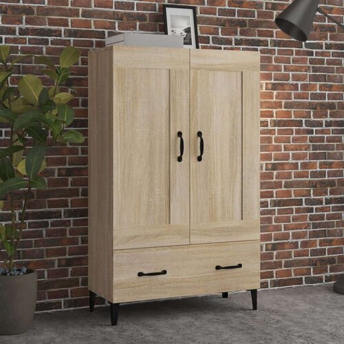  Visoka omarica sonoma hrast 70x31x115 cm konstruiran les, (20654248) Cene