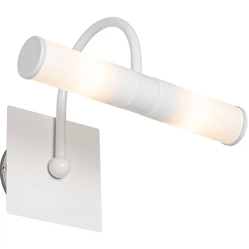 QAZQA Klasična kopalniška stenska svetilka bela IP44 2 luči - Bath Arc