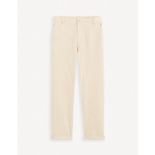 Celio Linen Trousers Dolinco - Men's Cijene
