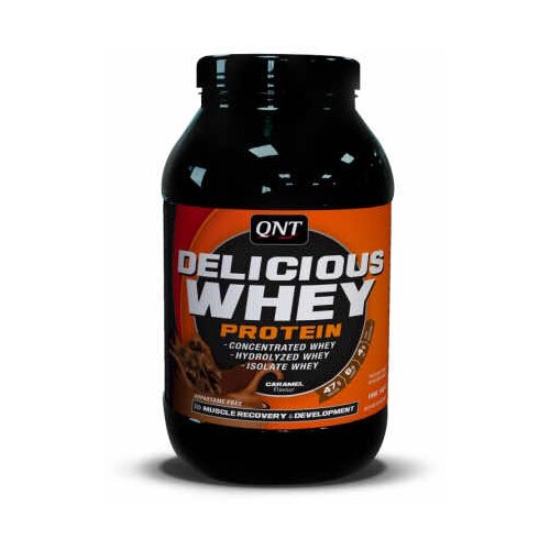 QNT Delicious Whey Protein, Čokolada, 908g Slike