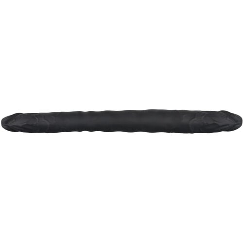 Bad Kitty Silikonski dvojni dildo (črn) Slike