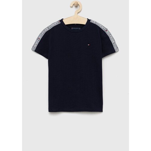 Tommy Hilfiger Otro&amp;scaron;ka bombažna kratka majica mornarsko modra barva Slike