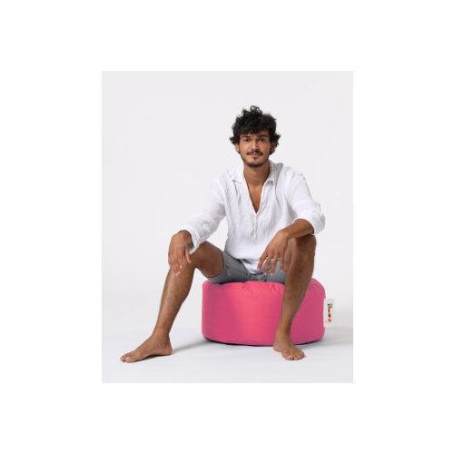 Floriane Garden tabure round pouf pink Slike