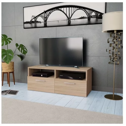  TV omarica iverna plošča 95x35x36 cm barva hrasta