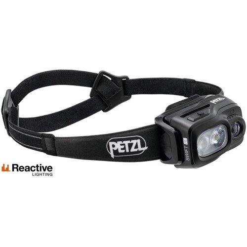 Petzl SWIFT RL Black, White Headband flashlight LED Cene
