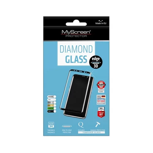 Myscreen protector my screen protector zaščitno kaljeno steklo samsung galaxy s20 ultra g988 - diamond glass edge 3d - črn
