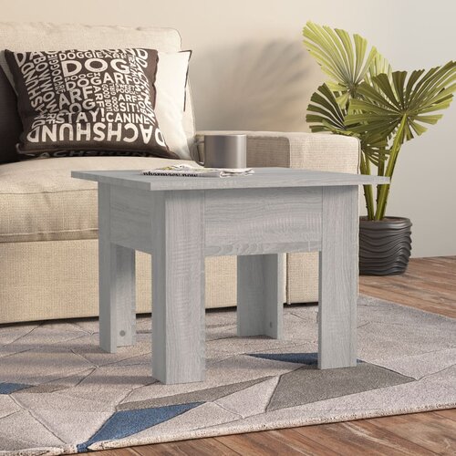 vidaXL stolić za kavu sivi hrast sonoma 55 x 55 x 42 cm od iverice Cijene