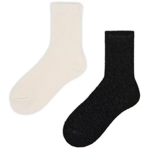 Cropp - Komplet 2 parov nogavic - Črna