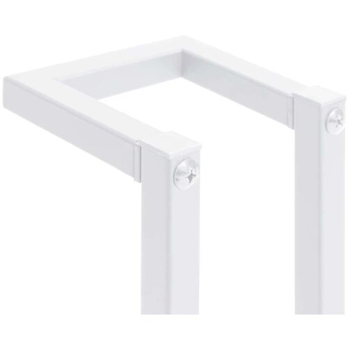 VidaXL stalak za ručnike bijeli 12,5 x 12,5 x 60 cm čelični Slike