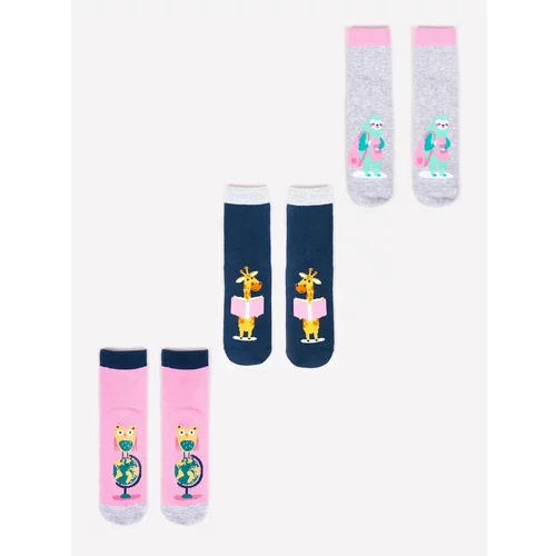 Yoclub Kids's 3Pack Socks SKA-0038G-AA00