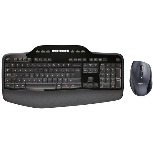 Logitech MK710 brezžična črna slo tisk tipkovnica + mi&amp;scaron;ka Slike