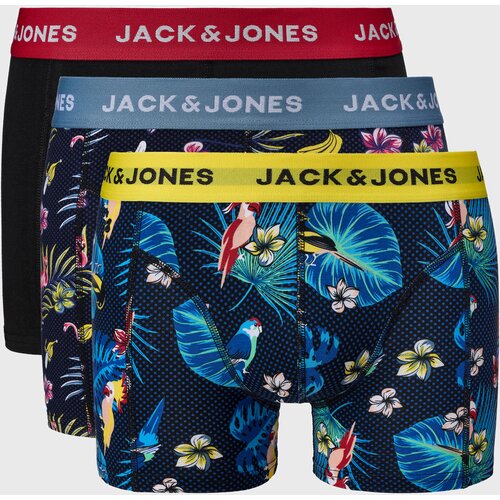 Jack & Jones Mo&scaron;ke spodnje hlače JACFLOWER BIRD Vzorčast Cene