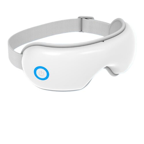INF Masažer za oči z zračnim tlakom, vibracijami, toploto, Bluetooth, glasbo in glasovnim oddajanjem White, (5000136692) Slike