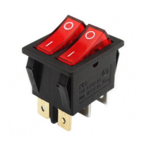 Dupli rocker prekidač 20A 125V KCD4-011 Cene