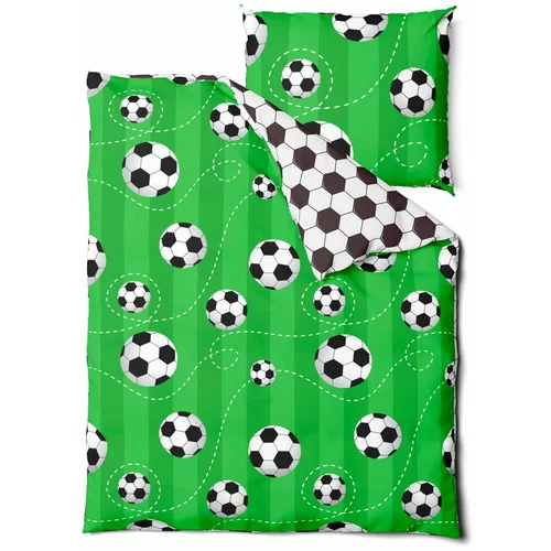 Bonami Selection Dječja pamučna posteljina Soccer, 140 x 200 cm