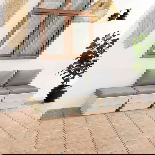  Garnitura iz palet 3-delna z blazinami smrekovina Cene