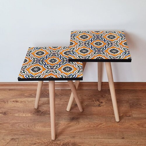Hanah home set klub stočića 2Shp29, 2 komada, Šareni Cene