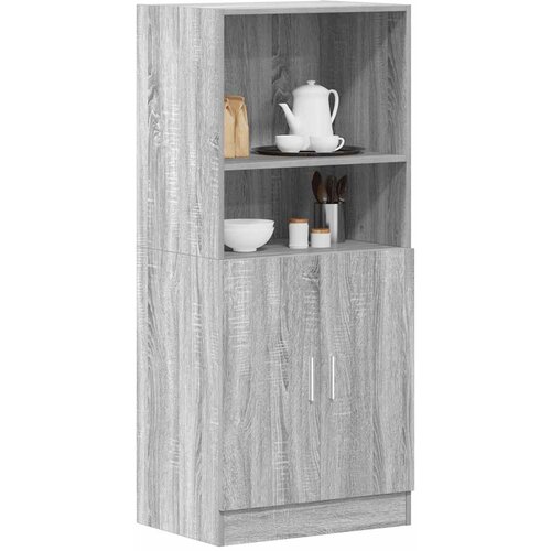 Furnova Kuhinjska omarica siva sonoma 57x41,5x131,5 cm inž. les, (21947683) Slike