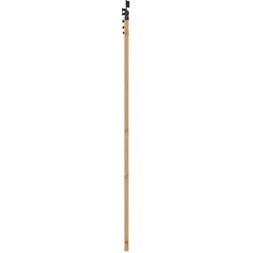  Klizna vrata Prirodna i crna 61 x 198,5 cm Masivna borovina Slike