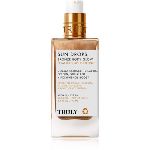 Truly Sun Drops svjetlucavo ulje s brončanim efektom za tijelo 90 ml Slike