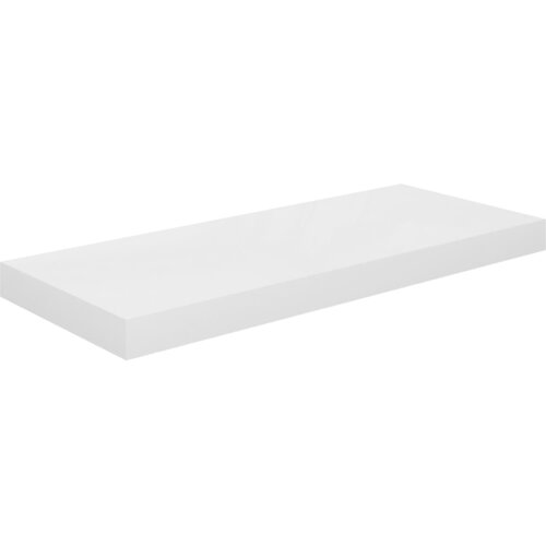 Maison Chic Lebdeče Stenska polica - Viseča Polica sijaj bela 60x23,5x3,8 cm MDF, (21784656) Cene