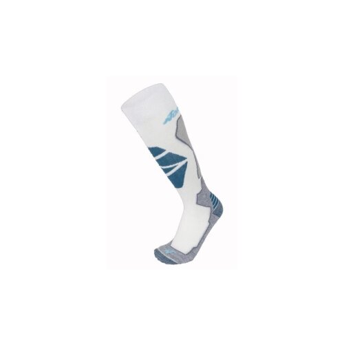 Čarape NORDICA ŽENSKE HIGH PERFORMANCE 2.0 white-grey-petrol Cene