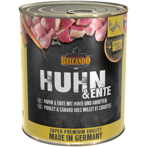 Belcando Super Premium 6 x 800 g - Piletina i patka s prosom i mrkvama Slike