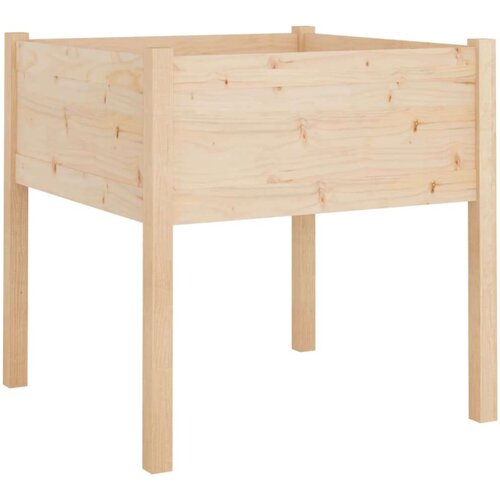 VidaXL Vrtna sadilica 70 x 70 x 70 cm od masivne borovine Slike