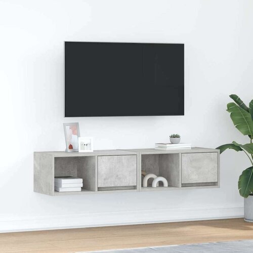 TV ormarići 2 kom boja betona 60x31x25 5 cm konstruirano drvo Cijene