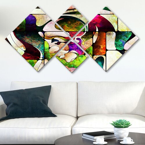 Wallity slika 4MDF639270199, 60x115 cm, 4 dela Cene