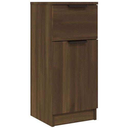  Komode boja smeđeg hrasta 30 x 30 x 70 cm od konstruiranog drva Cijene