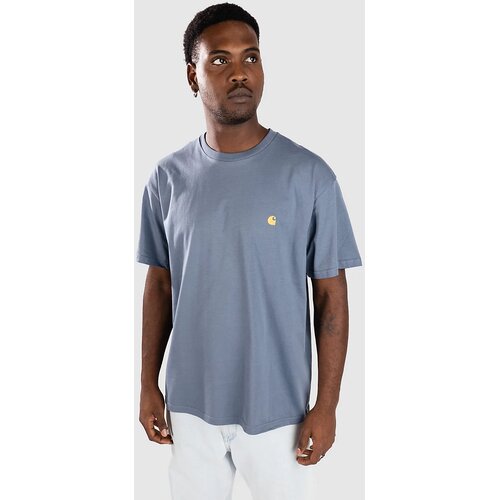 Carhartt WIP Majica 'Chase' sivkasto plava Cijene