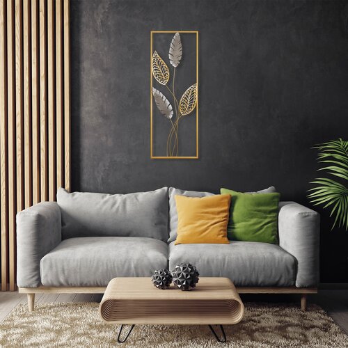 Opviq Zidna dekoracija Timeyi, 32x90x5 cm, &amp;Scaron;arena Slike