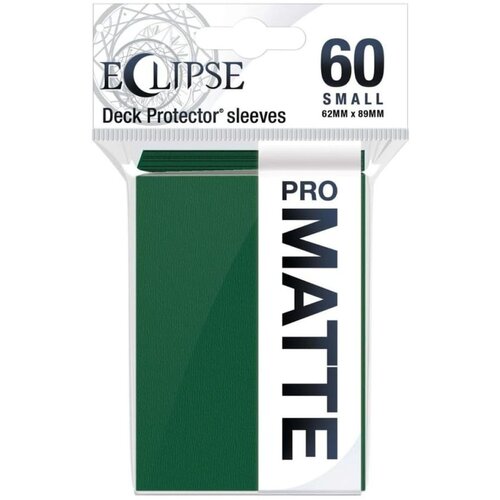 Ultra PRO Matte Eclipse Small Desk Protector Sleeves 60 - Forest Green Cene