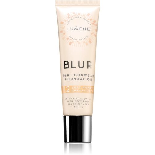 Lumene Blur 16h Longwear dugotrajni puder SPF 15 nijansa 2 Soft Honey 30 ml Cijene